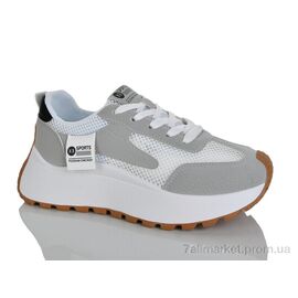 Кросівки жіночі модні Весна/осінь Prime KT-K8581 white (8 пар р.37-40) "Prime-Opt" недорого оптом від прямого постачальника