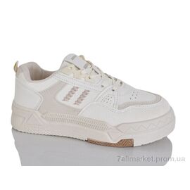 Кросівки жіночі модні Весна/осінь Prime KT-L7 beige (8 пар р.37-40) "Prime-Opt" недорого оптом від прямого постачальника