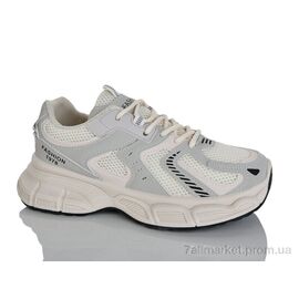 Кросівки жіночі модні Весна/осінь Prime KT-X23 beige (8 пар р.37-40) "Prime-Opt" недорого оптом від прямого постачальника