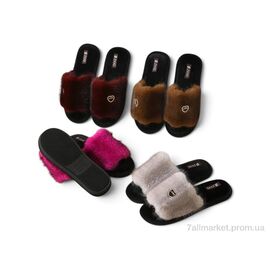 Фотография Тапки женские для дома Весна/осень 520 mix (12 пар р.36-41) "Rai shoes" недорого оптом от прямого поставщика