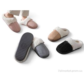 Фотография Тапки женские для дома зима MD9603 mix (12 пар р.36-40) "Rai shoes" недорого оптом от прямого поставщика