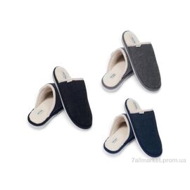 Фотография Тапки мужские домашние зима MU9718 mix (12 пар р.40-45) "Rai shoes" недорого оптом от прямого поставщика