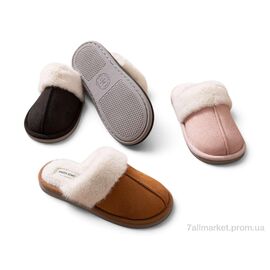 Фотография Тапки женские для дома зима MD9827 mix (12 пар р.36-40) "Rai shoes" недорого оптом от прямого поставщика