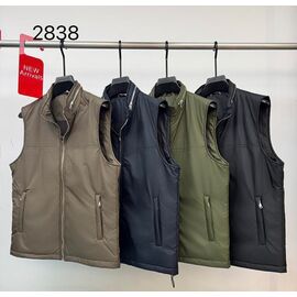 Фотография Жилетка мужская 2838 black р.M-3XL "2BRO" недорого оптом от прямого поставщика