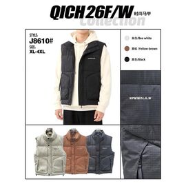 Жилетка чоловіча 8610 black р.XL-4XL "2BRO" недорого оптом від прямого постачальника