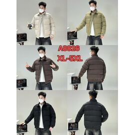 Куртка чоловіча 8826 green р.XL-5XL "2BRO" недорого оптом від прямого постачальника