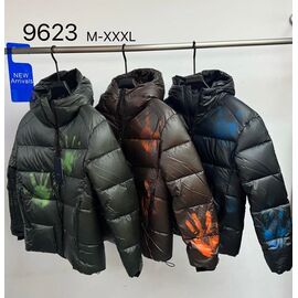 Куртка чоловіча зимова 9623 black р.M-3XL "2BRO" недорого оптом від прямого постачальника