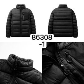 Фотография Куртка мужская 86308-1 black р.48-56 "Ale-Ate" недорого оптом от прямого поставщика