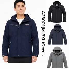Фотография Куртка мужская A26001 l.grey р.M-3XL "Ale-Ate" недорого оптом от прямого поставщика