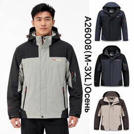 Фотография Куртка мужская A26008 d.grey р.M-3XL "Ale-Ate" недорого оптом от прямого поставщика