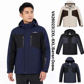 Фотография Куртка мужская VA26023 d.grey р.2XL-6XL "Ale-Ate" недорого оптом от прямого поставщика