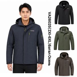 Фотография Куртка мужская VA26025 khaki р.2XL-6XL "Ale-Ate" недорого оптом от прямого поставщика