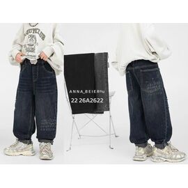 Фотография Джинсы детские на мальчика 2622 grey р.5-9 "Фунтик" недорого оптом от прямого поставщика