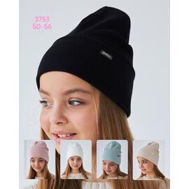 Фотография Шапка детская на девочку 3753 mix р.50-56 "SELFI" недорого оптом от прямого поставщика