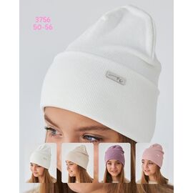 Фотография Шапка детская на девочку 3756 mix р.50-56 "SELFI" недорого оптом от прямого поставщика