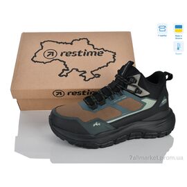 Фотография Кроссовки мужские модные Весна/осень OMZ26850 khaki (8 пар р.41-46) "Restime" недорого оптом от прямого поставщика