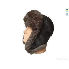 Шапка чоловіча Зима 1051 чорний (2 шт. р.сітка56-60) "Mabi" недорого оптом від прямого постачальника