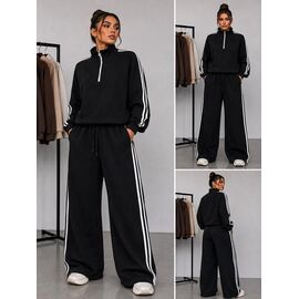 Фотография Костюм спортивный женский тёплый 561 black р.M-L "X-Ray" недорого оптом от прямого поставщика