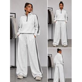 Фотография Костюм спортивный женский тёплый 561 l.grey р.M-L "X-Ray" недорого оптом от прямого поставщика