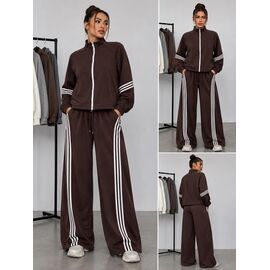 Фотография Костюм спортивный женский тёплый 908 brown р.M-L "X-Ray" недорого оптом от прямого поставщика