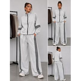 Фотография Костюм спортивный женский тёплый 908 l.grey р.M-L "X-Ray" недорого оптом от прямого поставщика