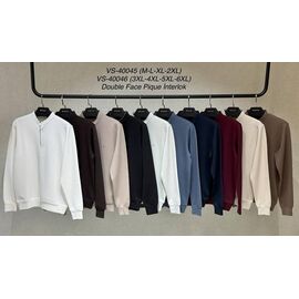Светр чоловічий 40045 milk р.M-2XL "Vip Stendo" недорого оптом від прямого постачальника