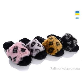 Тапки жіночі для будинку Весна/осінь 1455 mix (10 пар р.36-41) "Slippers" недорого оптом від прямого постачальника