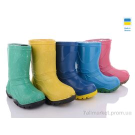 Гумове взуття дитяча Весна/осінь 061 mix (10 пар р.23-32) "Slippers" недорого оптом від прямого постачальника