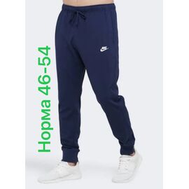 Штани спортивні чоловічі 2848 blue р.46-54 "Алия" недорого оптом від прямого постачальника