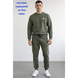 Костюм спортивний чоловічий HN1761 khaki р.M-3XL "Hoan" недорого оптом від прямого постачальника