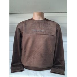 Светр чоловічий 2075 brown р.S-2XL "RING" недорого оптом від прямого постачальника