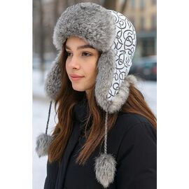 Фотография Шапка зимняя женская 1039 white р.55-58 "Mabi" недорого оптом от прямого поставщика