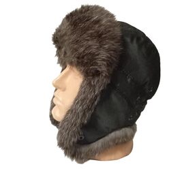 Шапка чоловіча зимова 1051-1 black р.58-60 "Mabi" недорого оптом від прямого постачальника