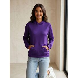 Фотография Худи женское 708 purple р.M-2XL "Seven Group" недорого оптом от прямого поставщика