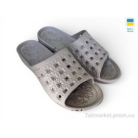 Фотография Шлепки женские облегченные Лето С19 капучіно (6 пар р.36-41) "Rai shoes" недорого оптом от прямого поставщика