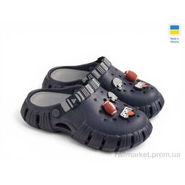 Фотография Кроксы детские летние Лето DS770 синій (6 пар р.36-40) "Rai shoes" недорого оптом от прямого поставщика