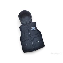 Фотография Жилетка детская Весна/осень G26 чорний (3 шт. р.сетка 120-140) "Kids-modnik" недорого оптом от прямого поставщика