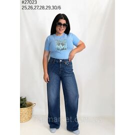 Фотография Джинсы палаццо размерный ряд 25,26,27,28,29,30 "PARTNERS" недорого от прямого поставщика