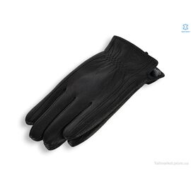Фотография Перчатки для детей Зима GZ01-01П шкіра оленя махра black (10 шт. р.сетка 9-11) "TUZZI" недорого оптом от прямого поставщика