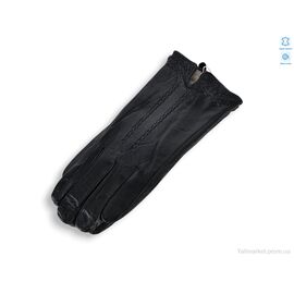 Фотография Перчатки женские Зима G7-803Ж шкіра вовна black (10 шт. р.сетка 6,5-8,5) "TUZZI" недорого оптом от прямого поставщика