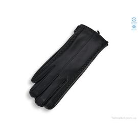 Фотография Перчатки женские Зима YS04Ж шкіра кози вовна black (10 шт. р.сетка 6,5-8,5) "TUZZI" недорого оптом от прямого поставщика
