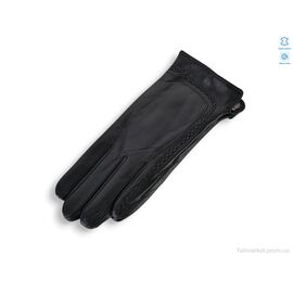 Фотография Перчатки женские Зима YS05Ж шкіра кози вовна black (10 шт. р.сетка 6,5-8,5) "TUZZI" недорого оптом от прямого поставщика