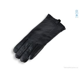 Фотография Перчатки женские Зима 0021Ж шкіра вовна black (10 шт. р.сетка 6,5-8,5) "TUZZI" недорого оптом от прямого поставщика