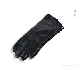 Фотография Перчатки женские Зима 077Ж шкіра вовна black (10 шт. р.сетка 6,5-8,5) "TUZZI" недорого оптом от прямого поставщика
