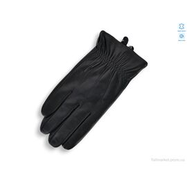 Фотография Перчатки мужские Зима YA02М шкіра вовна black (10 шт. р.сетка 11-13) "TUZZI" недорого оптом от прямого поставщика