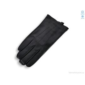 Фотография Перчатки мужские Зима YA04М шкіра вовна black (10 шт. р.сетка 11-13) "TUZZI" недорого оптом от прямого поставщика