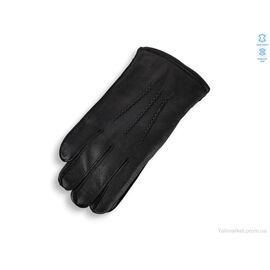 Фотография Перчатки мужские Зима BM0539М шкіра оленя хутро black (10 шт. р.сетка 11-13) "TUZZI" недорого оптом от прямого поставщика