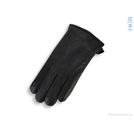 Фотография Перчатки мужские Зима GN09-01М шкіра оленя подвійне хутро black (10 шт. р.сетка 11-13) "TUZZI" недорого оптом от прямого поставщика