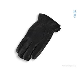 Фотография Перчатки мужские Зима GN09-03М шкіра оленя подвійне хутро black (10 шт. р.сетка 11-13) "TUZZI" недорого оптом от прямого поставщика