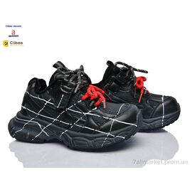 Кросівки дитячі модні Весна/осінь A925080 black фліс (7 пар р.32-37) "Clibee-Doremi" недорого оптом від прямого постачальника